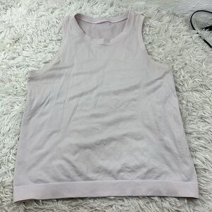 Lululemon Swiftly Breathe Muscle Tank Top Pink Mist / Pink Mist